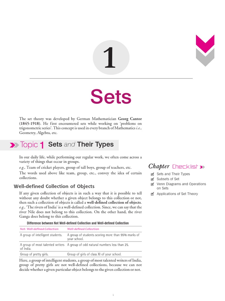 Understanding Well-Defined Sets | PDF | Set (Mathematics) | Numbers
