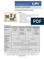 Technical Data Sheet: LPI® Data Transmission Protectors: RS Range