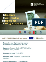 Asean S H IN E: Tandards Armonization Itiative For Nergy Efficiency