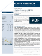 Spec Buy: Citation Resources LTD (CTR)