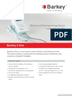 Barkey S-line - Safe, Reliable Blood and Fluid Warming