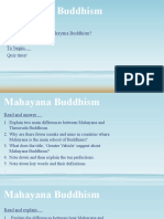 Mahayana Buddhism: Key Question