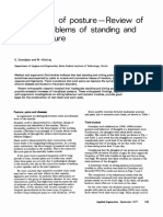 Ergonomics of Posture Review of Sitting Posture: Various Problems of Standing and