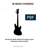 Online Bass Courses: Old School RNB Patterns For Bass Guitar - Basslines, Solos and Fills