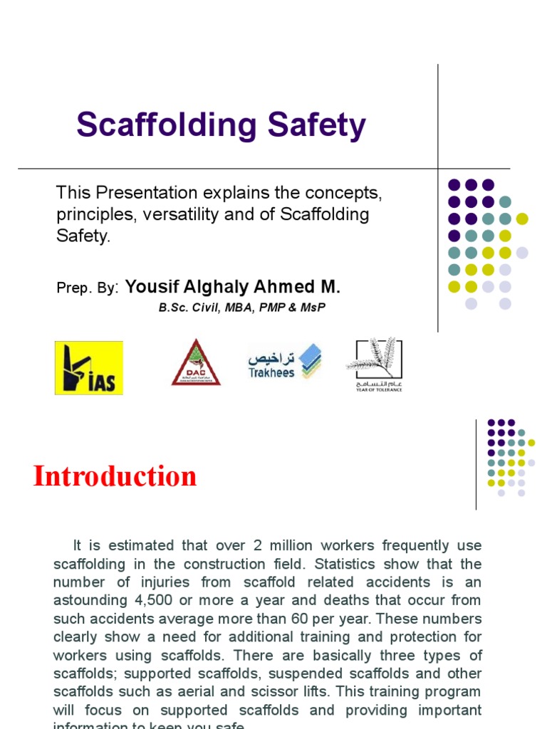 Scaffolding Safety Guidelines and Training | PDF | Scaffolding ...