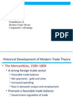 Chapter 2 Foundations of Modern Trade Theory - Comparative Advantage