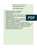 Programa de Clausura I