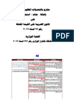  «الدستور» تنشر نسخة من مقترحات تعديلات قانون «القيمة المضافة» 