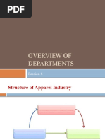 Session 6 Overview of Departments