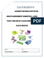 Group Assignment Semester 1, 2020 Topic: The Use of Cloud Computing in Fiji (E-Waste)