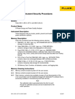 Instrument Security Procedures