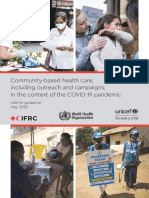 Community-Based Health Care, Including Outreach and Campaigns, in The Context of The COVID-19 Pandemic