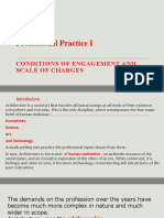 Conditions of Engagement and Scale of Charges