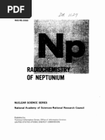 The Radio Chemistry of Neptunium (NP) .US AEC