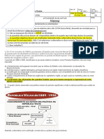 Avaliação histórica da Primeira República Brasileira