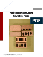 Wood Plastic Composite Decking Manufacturing Process: Courtesy of WMEL, Washington State University, WWW - Wmel.wsu - Edu