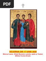 Vecernia 17.06.2020, Miercuri seara .doc