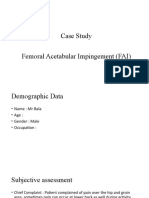 Case Study Femoral Acetabular Impingement (FAI)