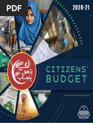 Punjab Budget 2020-21 Highlights English