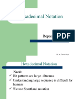 Hexadecimal Notation: Representation
