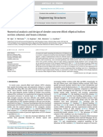 Numerical analysis and design of slender concrete-filled elliptical hollow section columns