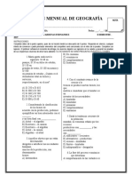 Geografia Cuarto de Secundaria - Segundo Bimestre