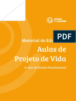 PROJETO DE VIDA - 6º ANO - MATERIAL DO EDUCADOR