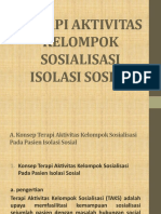 Terapi Aktivitas Kelompok Sosialisasi