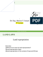 Land Laws:: Dr. Eng. Shireen Y. Ismael 5