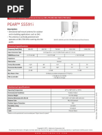 Pear™ S5591I: Outdoor/In-Building Directional Antenna (380-470/698-960/1695-2700 MHZ)