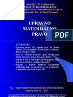 7 - Upravno Pravo - Pozitivnopravna Klasifikacija Političkoizvršnih I Organa Uprave U BiH