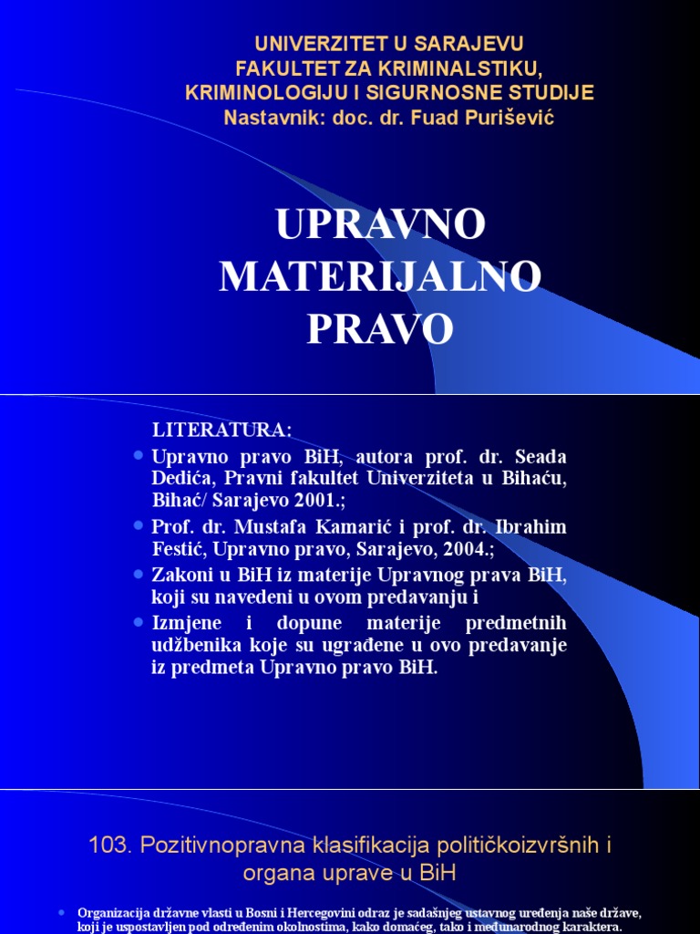 7 - Upravno Pravo - Pozitivnopravna Klasifikacija Političkoizvršnih I ...