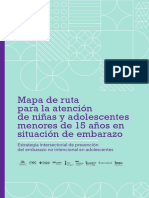 Mapa de Ruta para La Atención de Niñas y Adolescentes Menores de 15 Años en Situación de Embarazo