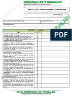 Modelo de Check List - Trabalho em Altura (NR 35) - Blog Segurança do Trabalho.pdf