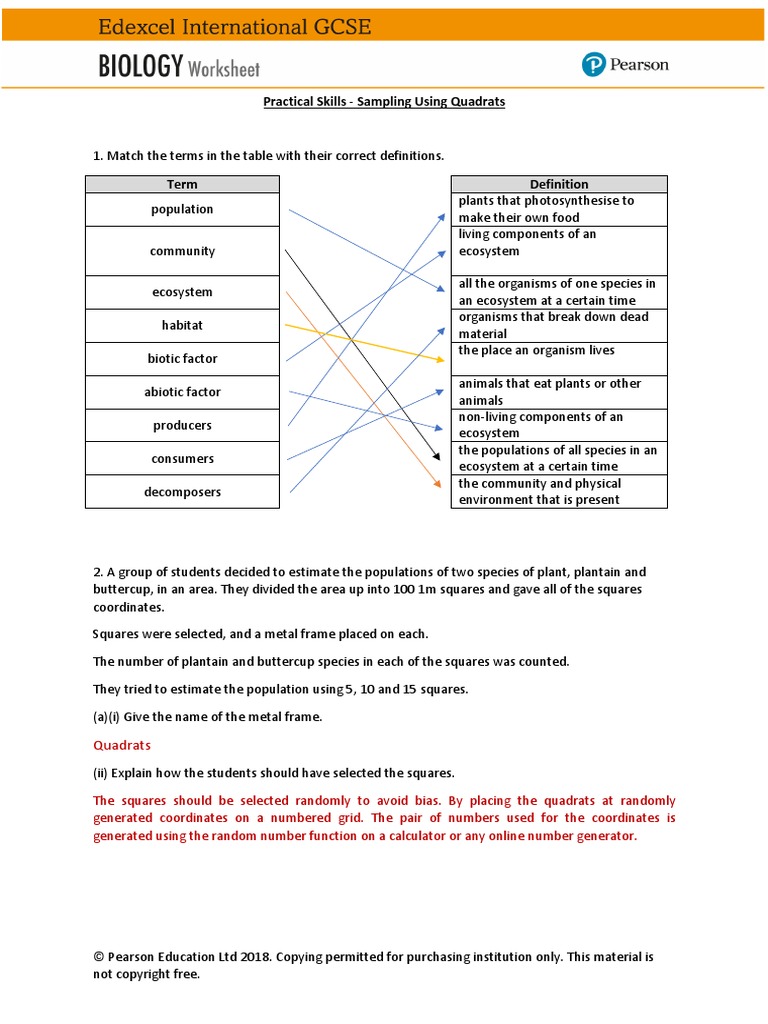 biology worksheet igcse edexcel pdf biodiversity conservation biology