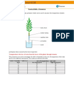 Measuring Plant Transpiration Using a Potometer