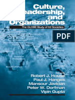 Culture, Leadership, and Organizations The GLOBE Study of 62 Societies by House, Robert J PDF