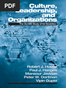 Culture, Leadership, and Organizations The GLOBE Study of 62 Societies by House, Robert J PDF