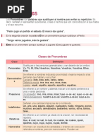Pronominalizacion | PDF | Sustantivo | Pronombre