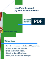 Powerpoint Lesson 3 Working With Visual Elements: Microsoft Office 2010 Introductory