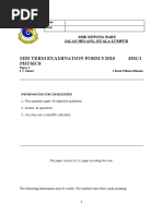 Cover Paper 1 Fizik Pdf Kinetic Energy Experiment