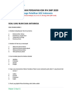 Soal IPA Hari 5 SOC