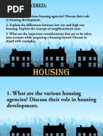 Housing Notes