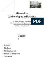 Etiologia si tratamentul miocarditelor acute, cardiomiopatia dilatativa