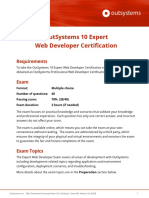 OutSystems 10 Expert Developer Certification