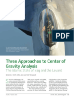 Three Approaches To Center of Gravity Analysis: The Islamic State of Iraq and The Levant
