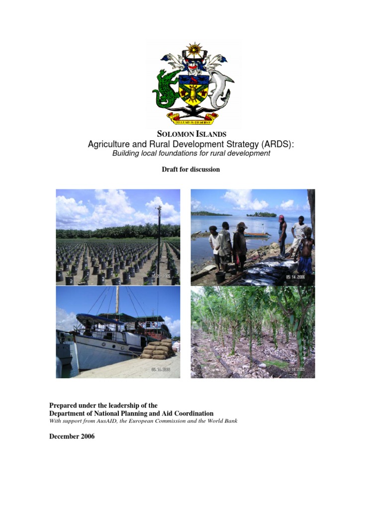 Solomon Islands Rural Development Strategy | PDF | Governance ...