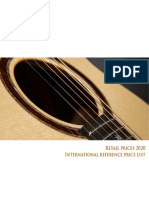 Retail Prices 2020 International Reference Price List: Lakewood Guitars GMBH & Co. KG
