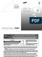 Led TV: User Manual