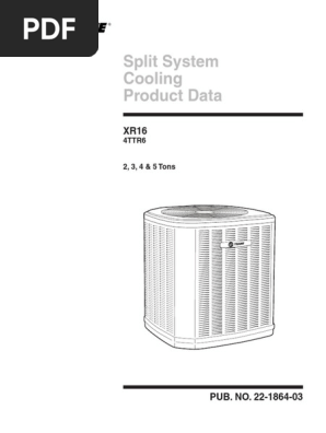 Unidades Trane Pdf Pdf Heat Pump Air Conditioning